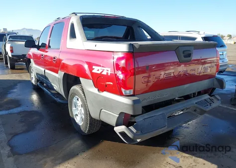 2004 Chevrolet Avalanche 1500 из США, поврежденный, VIN 3GNEK12T54G329508